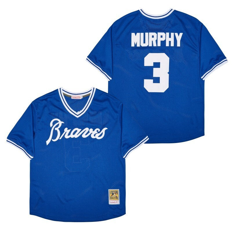 Atlanta Braves #3 Dale Murphy Style 6 Baseball Jersey baseball jersey product view 1