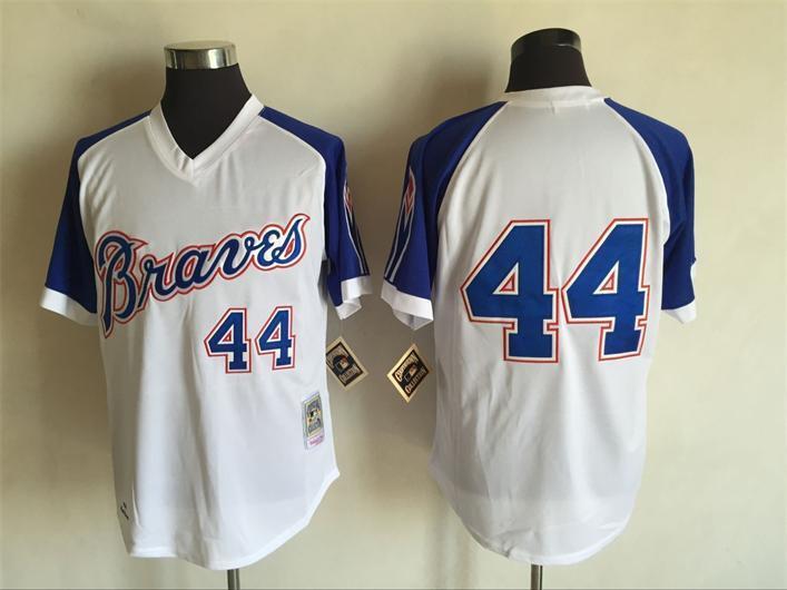 Atlanta Braves #44 Baseball Jersey baseball jersey product view 1