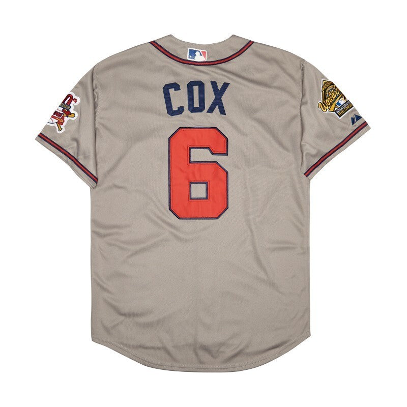 Atlanta Braves #6 Bobby Cox Style 4 Baseball Jersey baseball jersey product view 1