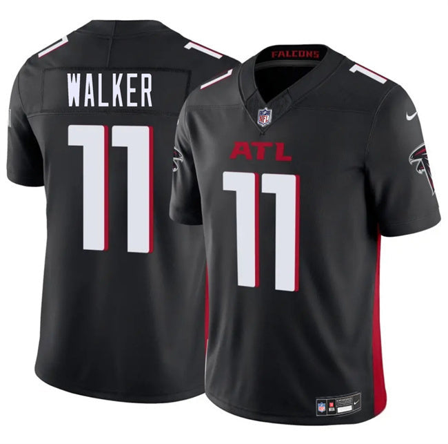 Atlanta Falcons #11 Jalon Walker Black 2025 Draft F.U.S.E. Vapor Untouchable Limited Football Jersey football jersey product view 1