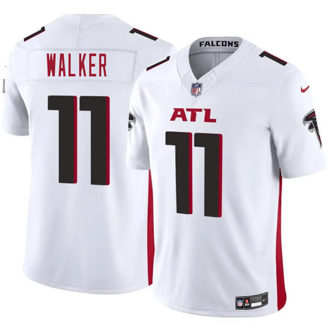 Atlanta Falcons #11 Jalon Walker White 2025 Draft F.U.S.E. Vapor Untouchable Limited Football Jersey football jersey product view 1