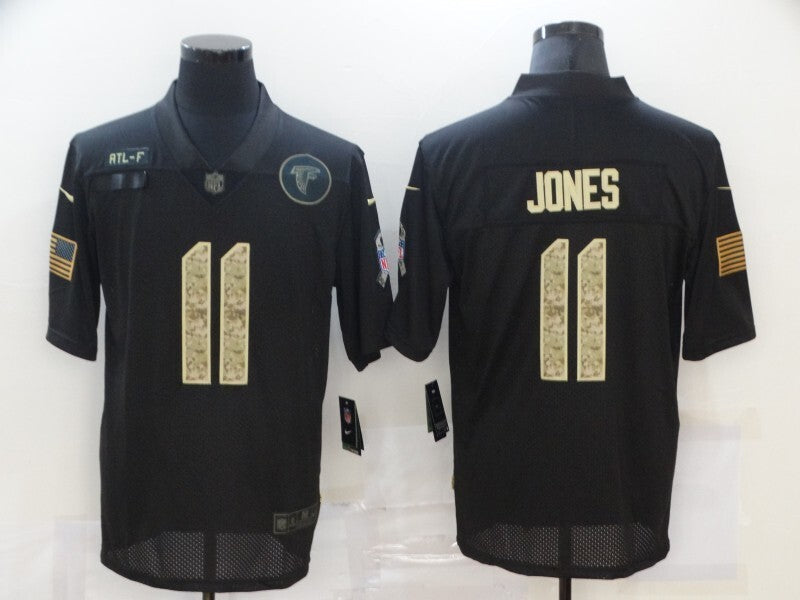 Atlanta Falcons #11 Julio Jones 20 Salute Camo Text 634 Football Jersey football jersey product view 1