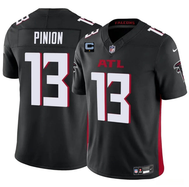 Atlanta Falcons #13 Bradley Pinion Black 2025 F.U.S.E With 1-Star C Patch Football Jersey football jersey product view 1
