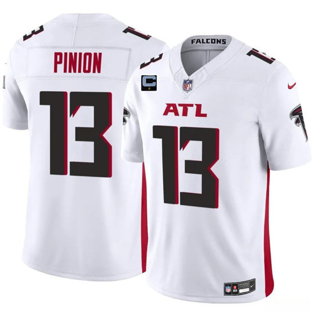 Atlanta Falcons #13 Bradley Pinion White 2025 F.U.S.E With 1-Star C Patch Football Jersey football jersey product view 1