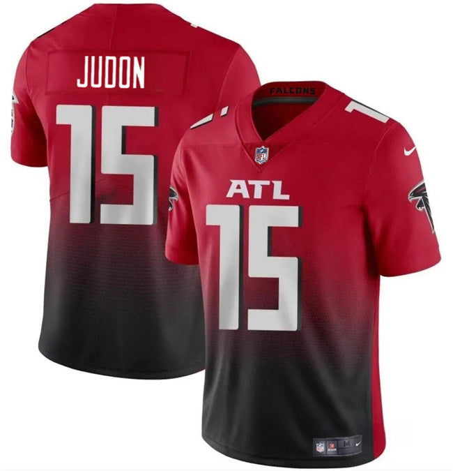 Atlanta Falcons #15 Matthew Judon Red Black Vapor Untouchable Limited Football Jersey football jersey product view 1