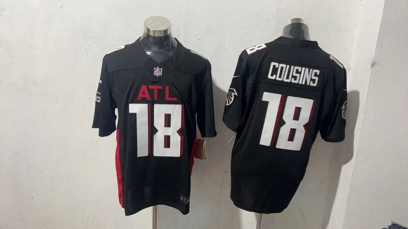 Atlanta Falcons #18 Kirk Cousins Style 1 Football Jersey football jersey product view 1