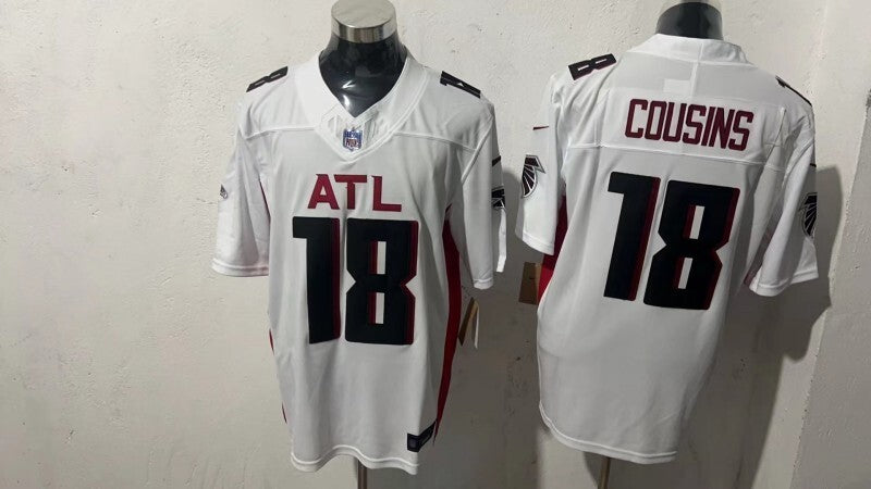 Atlanta Falcons #18 Kirk Cousins Style 2 Football Jersey football jersey product view 1