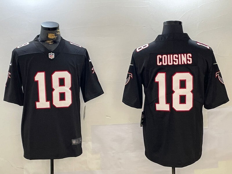 Atlanta Falcons #18 Kirk Cousins V2 Style 1 Football Jersey football jersey product view 1
