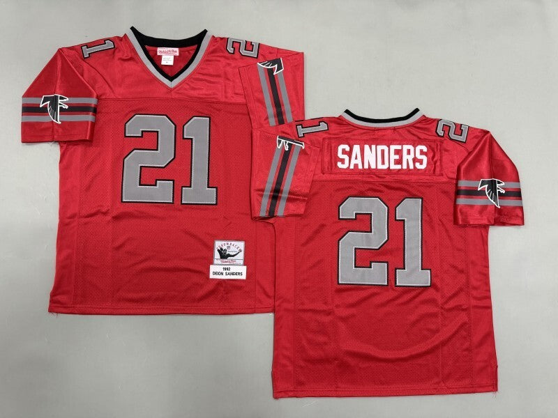Atlanta Falcons #21 Deion Sanders Atlanta Falcons Style 6 Football Jersey football jersey product view 1