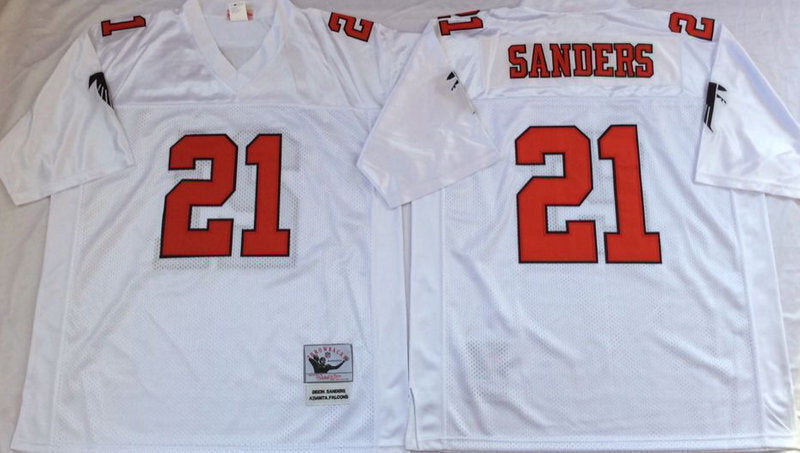 Atlanta Falcons #21 Deion Sanders Style 2 Football Jersey football jersey product view 1