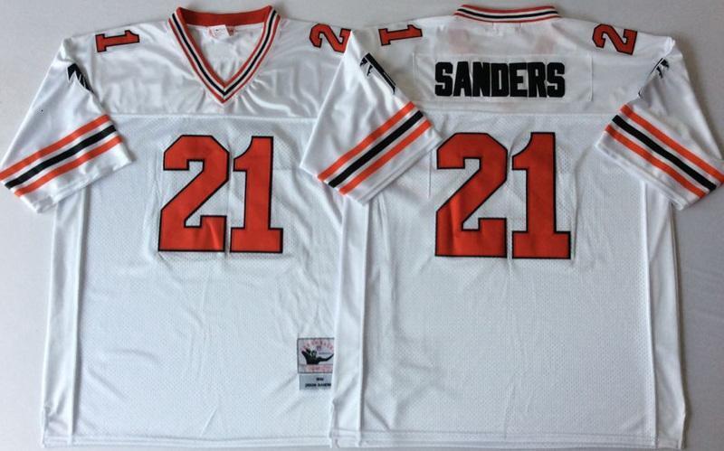 Atlanta Falcons #21 Deion Sanders Style 5 Football Jersey football jersey product view 1
