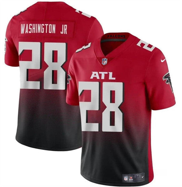 Atlanta Falcons #28 Carlos Washington Jr Red Black Vapor Untouchable Football Jersey football jersey product view 1