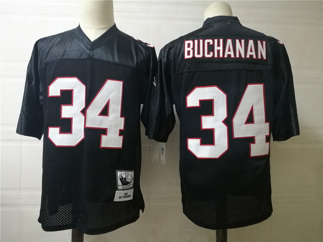 Atlanta Falcons #34 Ray Buchanan Football Jersey football jersey product view 1