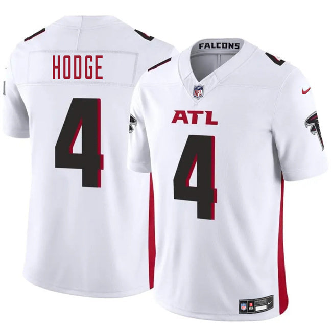 Atlanta Falcons #4 KhaDarel Hodge White 2025 F.U.S.E. Vapor Untouchable Football Jersey football jersey product view 1