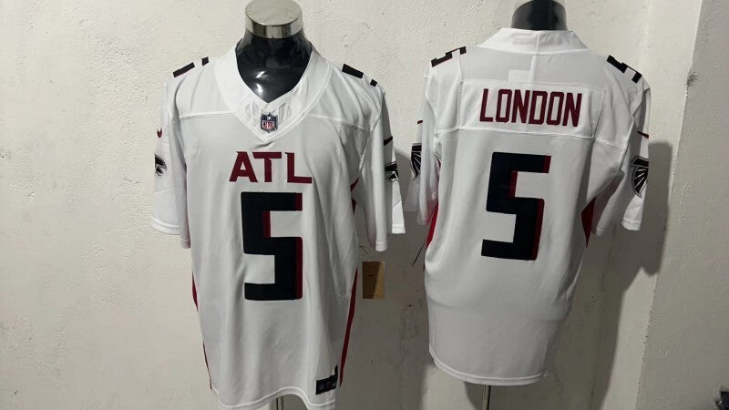 Atlanta Falcons #5 Drake London Style 2 Football Jersey football jersey product view 1
