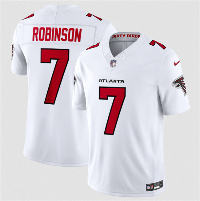 Atlanta Falcons #7 Bijan Robinson White 2026 New F.U.S.E. Vapor Untouchable Football Jersey football jersey product view 1