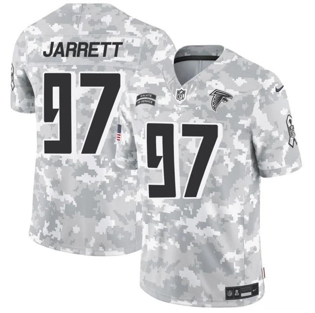 Atlanta Falcons #97 Grady Jarrett 2024 F.U.S.E Arctic Camo Salute To Service Limited Football Jersey football jersey product view 1