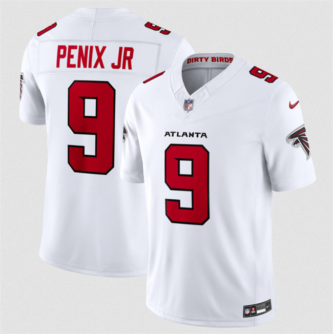 Atlanta Falcons #9 Michael Penix Jr. White 2026 New F.U.S.E. Vapor Untouchable Football Jersey football jersey product view 1