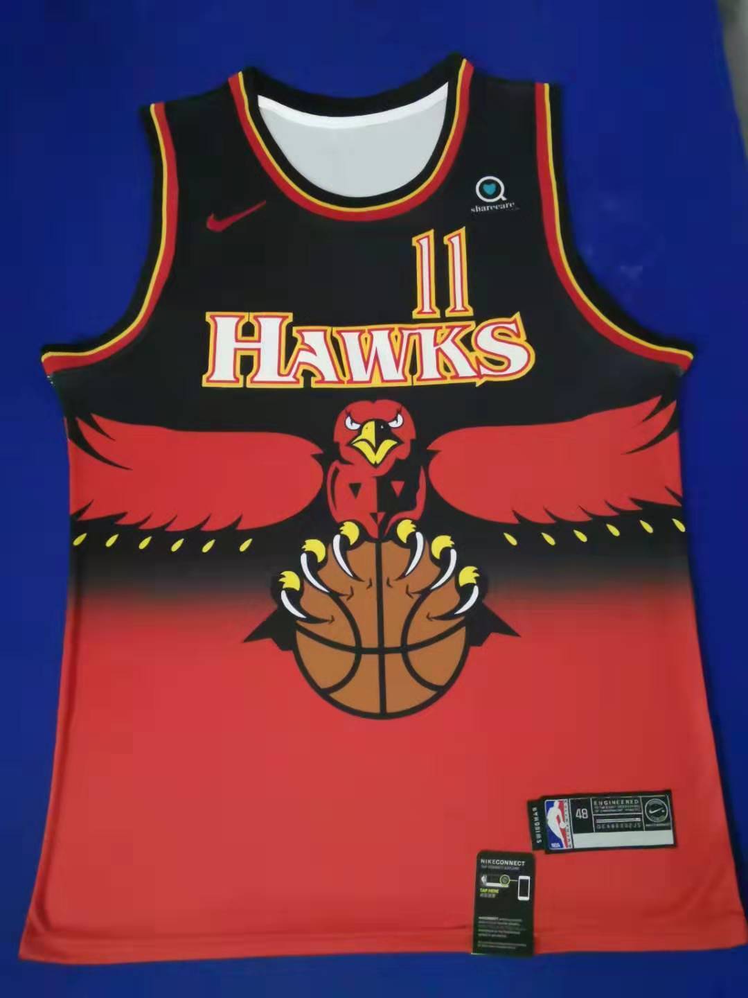 Atlanta Hawks 11# Trae Young Style 2 Basketball Jersey basketball jersey product view 1