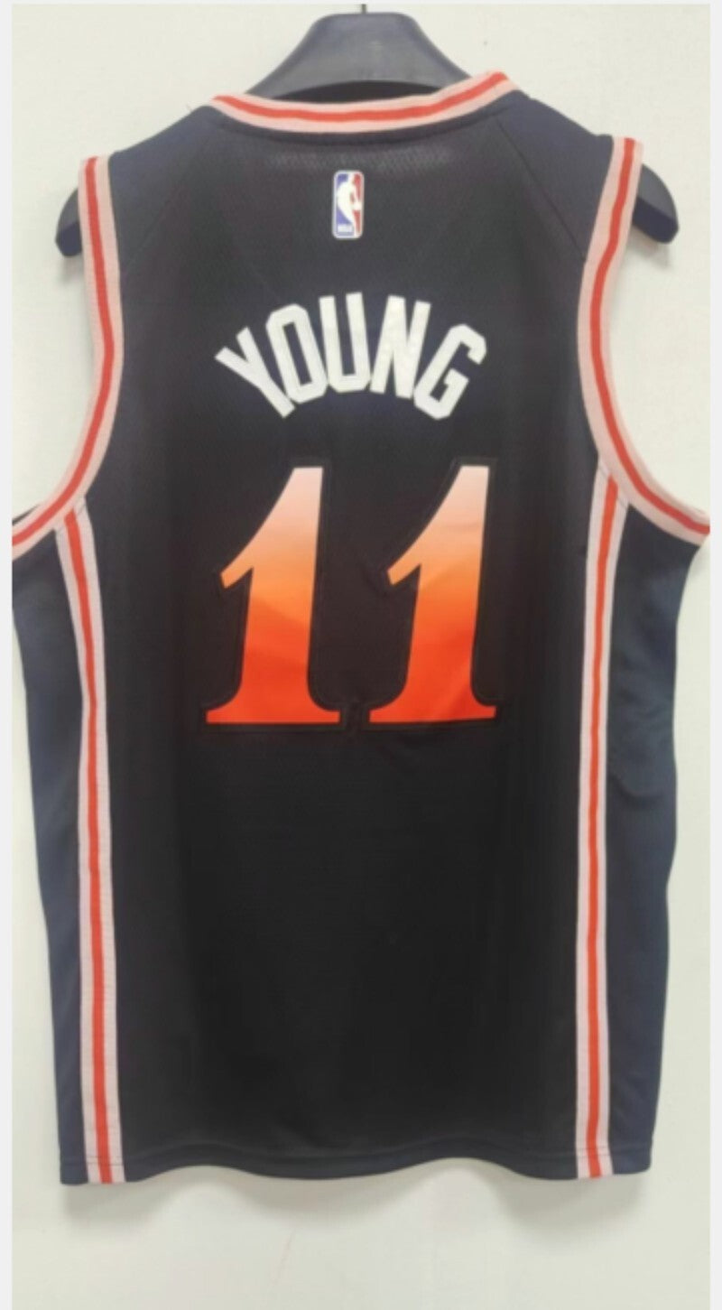 Atlanta Hawks #11 Trae Young 23 Season Hawks 11 City Edition Style 1 Basketball Jersey basketball jersey product view 1