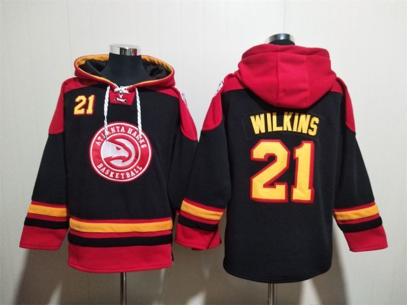 Atlanta Hawks #21 Dominique Wilkins Hawks Basketball Jersey basketball jersey product view 1