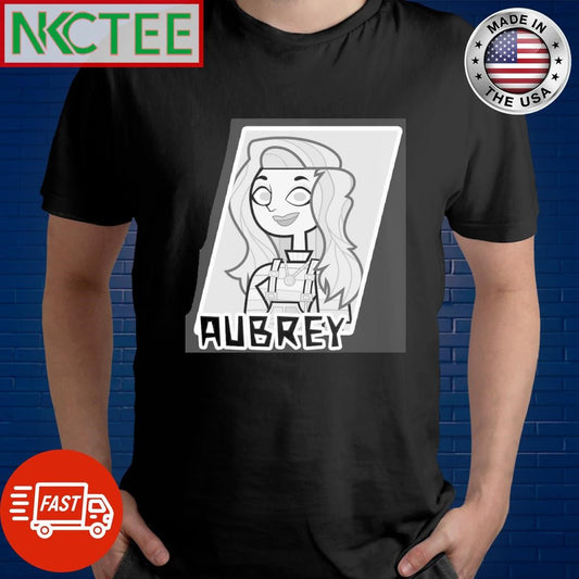 Aubrey from Disventure Camp black white paint shirt Unisex T-shirt, Sweatshirt, Hoodie, Long Sleeve Tee - T-Shirt, Sweatshirt, Hoodie