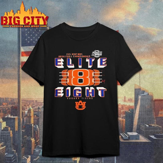 Auburn Tigers 2025 Ncaa Mens Basketball Championship March Madness Elite Eight Shirt Unisex T-shirt, Sweatshirt, Hoodie, Long Sleeve Tee - T-Shirt, Sweatshirt, Hoodie