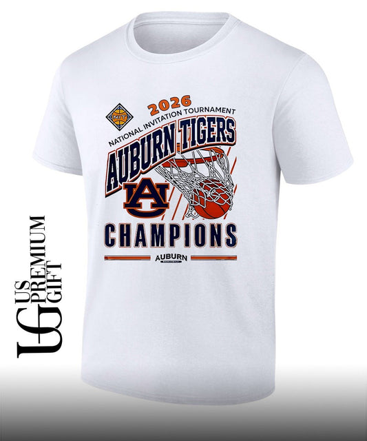 Auburn Tigers Basketball 2026 National Invitation Tournament Champions shirt Unisex T-shirt, Sweatshirt, Hoodie, Long Sleeve Tee - T-Shirt, Sweatshirt, Hoodie