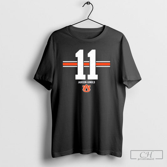 Auburn Tigers Jackson Arnold 11 Stripe Unisex T-shirt, Sweatshirt, Hoodie, Long Sleeve Tee - T-Shirt, Sweatshirt, Hoodie