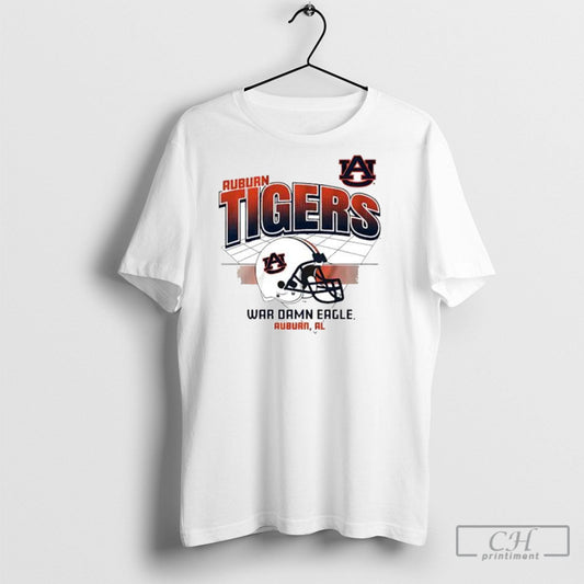 Auburn Tigers War Damn Eagle Football Helmet Vintage Graphic Shirt Tee Unisex T-shirt, Sweatshirt, Hoodie, Long Sleeve Tee - T-Shirt, Sweatshirt, Hoodie