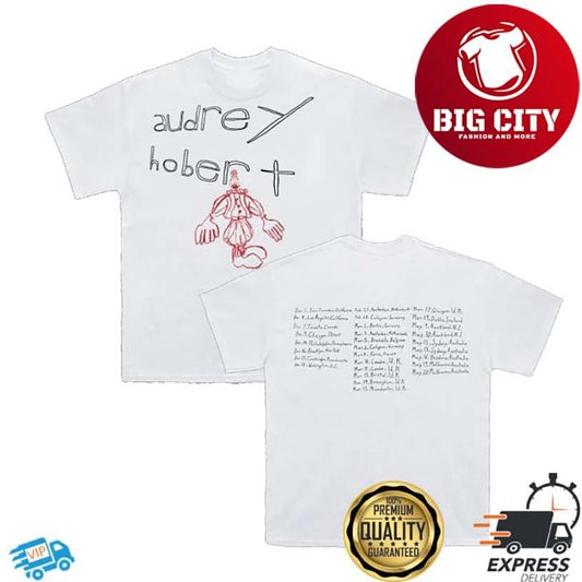 Audrey Hobert Clown Tour Two Sided Shirt Unisex T-shirt, Sweatshirt, Hoodie, Long Sleeve Tee - T-Shirt, Sweatshirt, Hoodie