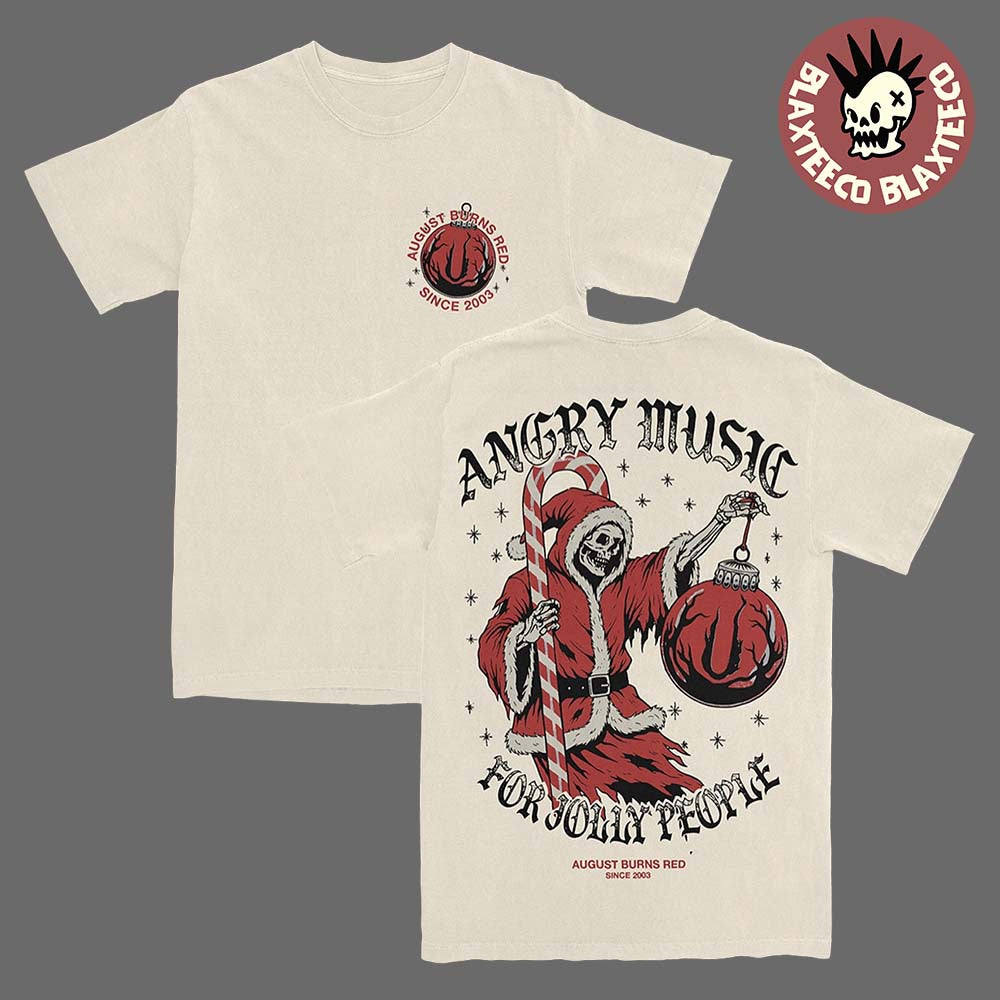August Burns Red Christmas 2025 Angry Music For Jolly People Jolly Reaper T-Shirt Unisex T-shirt, Sweatshirt, Hoodie, Long Sleeve Tee - T-Shirt, Sweatshirt, Hoodie