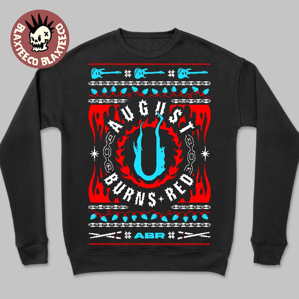 August Burns Red Christmas 2025 Ugly Sweater Style Pattern Heavy Metal Christmas Sweater Unisex T-shirt, Sweatshirt, Hoodie, Long Sleeve Tee - T-Shirt, Sweatshirt, Hoodie