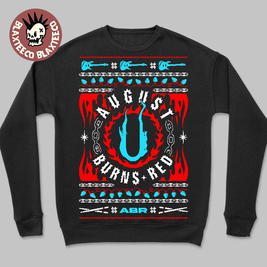 August Burns Red Christmas 2025 Ugly Sweater Style Pattern Heavy Metal Christmas Sweater Unisex T-shirt, Sweatshirt, Hoodie, Long Sleeve Tee - T-Shirt, Sweatshirt, Hoodie