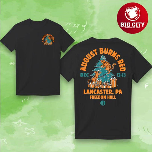 August Burns Red Lancaster, PA Dec 12-13 2025 Tour Two Sided Shirt Unisex T-shirt, Sweatshirt, Hoodie, Long Sleeve Tee - T-Shirt, Sweatshirt, Hoodie