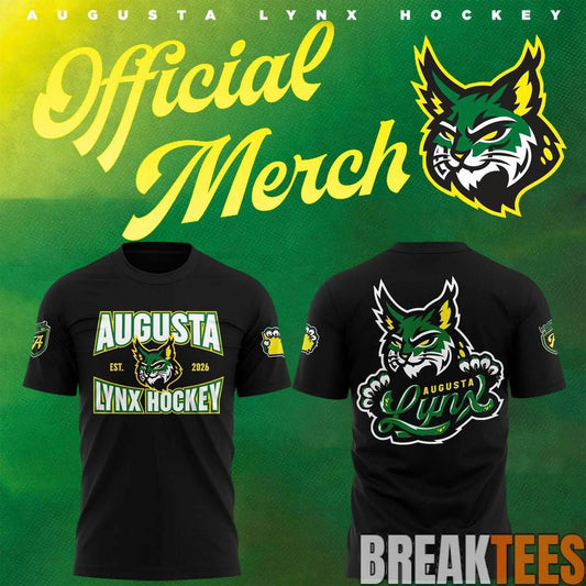 Augusta Lynx EST Prime Black Tee Unisex T-shirt, Sweatshirt, Hoodie, Long Sleeve Tee - T-Shirt, Sweatshirt, Hoodie