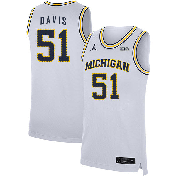 Austin Davis 51 White College Football Jersey football jersey product view 1