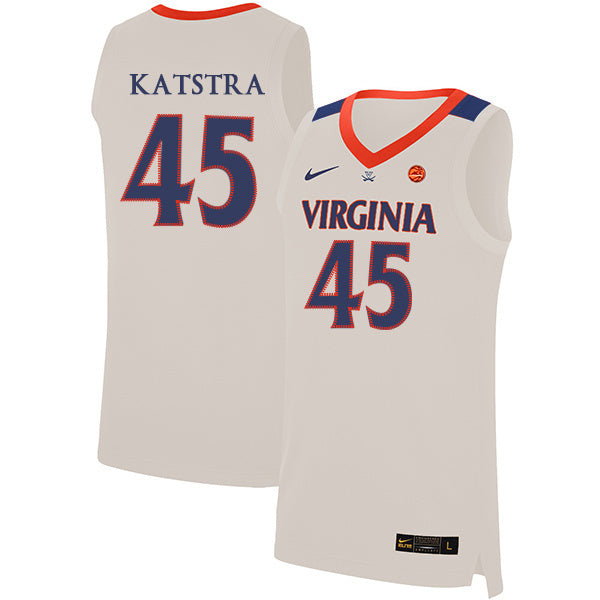 Austin Katstra 45 White College Football Jersey football jersey product view 1