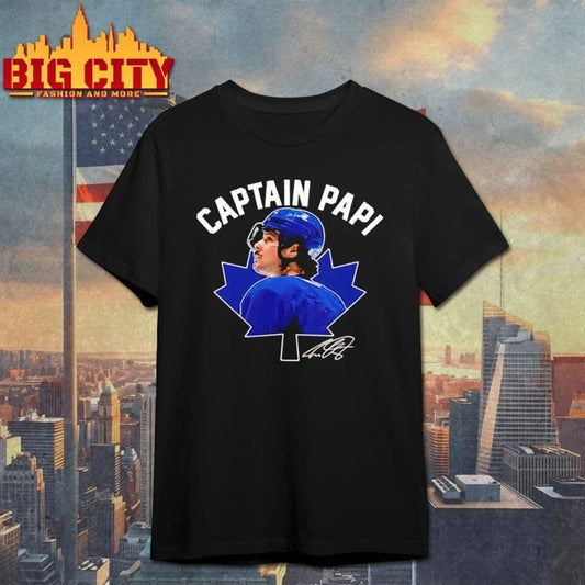 Auston Matthews Captain Papi signature shirt Unisex T-shirt, Sweatshirt, Hoodie, Long Sleeve Tee - T-Shirt, Sweatshirt, Hoodie