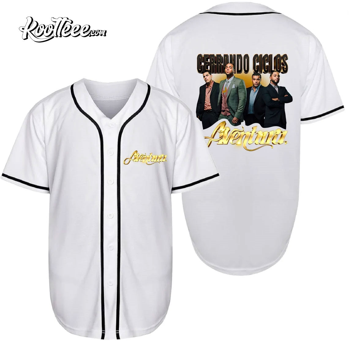 Aventura Cerrando Ciclos Tour Baseball Jersey baseball jersey product view 1