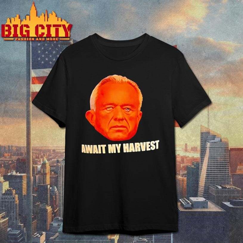 Await my harvest PFK Jr. face shirt Unisex T-shirt, Sweatshirt, Hoodie, Long Sleeve Tee - T-Shirt, Sweatshirt, Hoodie
