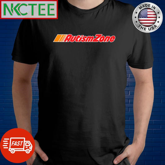 Awesome Autism Zone Nascar logo shirt Unisex T-shirt, Sweatshirt, Hoodie, Long Sleeve Tee - T-Shirt, Sweatshirt, Hoodie