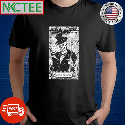 Awesome Baron Samedi folklore paint shirt Unisex T-shirt, Sweatshirt, Hoodie, Long Sleeve Tee - T-Shirt, Sweatshirt, Hoodie