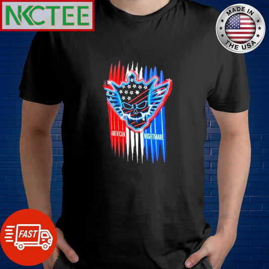 Awesome Cody Rhodes Neon American Nightmare logo graphic shirt Unisex T-shirt, Sweatshirt, Hoodie, Long Sleeve Tee - T-Shirt, Sweatshirt, Hoodie