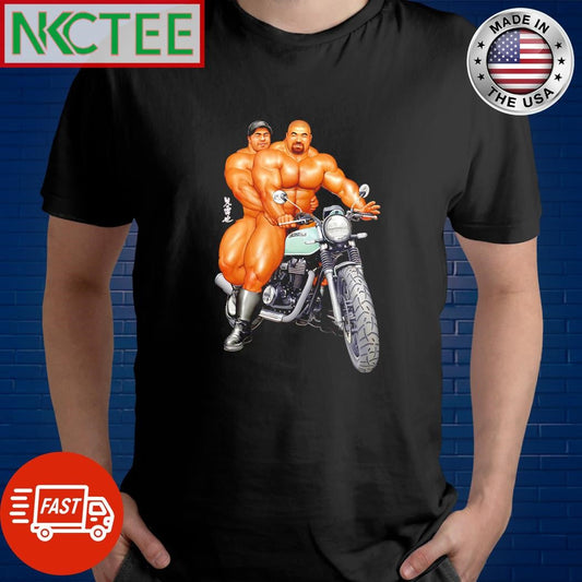 Awesome Eagle Tokyo Jiraiya Tandem 2 men naked moto shirt Unisex T-shirt, Sweatshirt, Hoodie, Long Sleeve Tee - T-Shirt, Sweatshirt, Hoodie