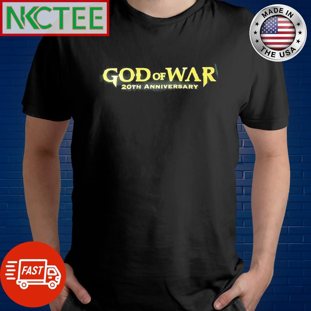 Awesome God Of War 20th Anniversary shirt Unisex T-shirt, Sweatshirt, Hoodie, Long Sleeve Tee - T-Shirt, Sweatshirt, Hoodie