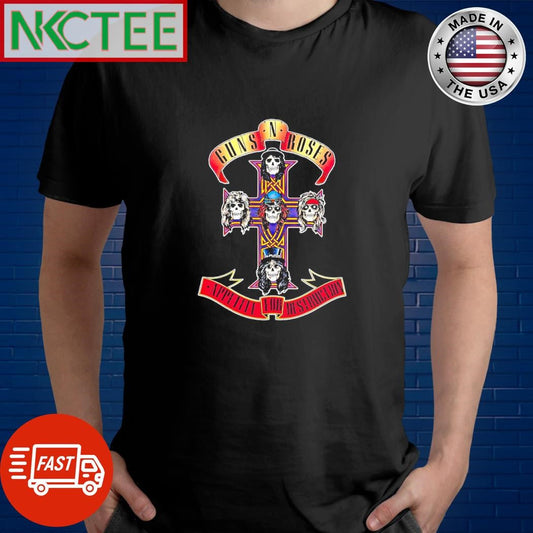 Awesome Guns N’ Roses Appetite for Destruction shirt Unisex T-shirt, Sweatshirt, Hoodie, Long Sleeve Tee - T-Shirt, Sweatshirt, Hoodie