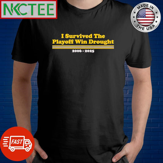 Awesome I Survived the Playoff Win Drought 2006 2025 Washington Commanders shirt Unisex T-shirt, Sweatshirt, Hoodie, Long Sleeve Tee - T-Shirt, Sweatshirt, Hoodie
