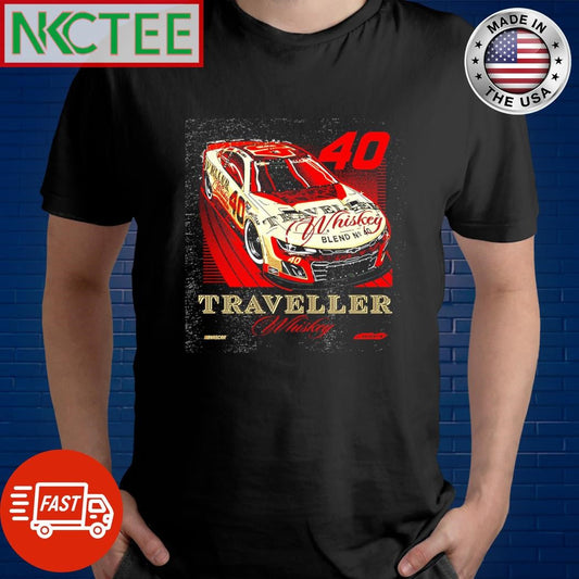 Awesome Justin Allgaier JR Motorsports Official Team Apparel Traveller Whiskey Car 40 Chevrolet shirt - T-Shirt, Sweatshirt, Hoodie