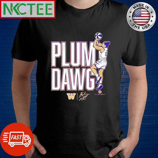Awesome Kelsey Plum Dawg Washington Basketball dunk signature shirt Unisex T-shirt, Sweatshirt, Hoodie, Long Sleeve Tee - T-Shirt, Sweatshirt, Hoodie